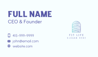 Ocean Wave Arch Business Card Image Preview