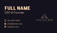 Pyramid Business Triangle Business Card