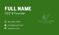 Landscape Shovel Grass Business Card