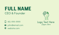 Green Thumb Gardener  Business Card
