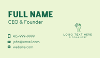 Green Thumb Gardener  Business Card