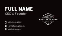 Car Garage Mechanic Business Card