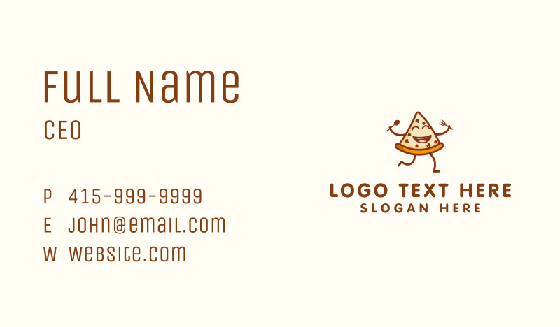 Eatery Business Card example 2