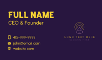 Neon Business Card example 3