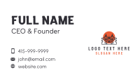 Traditional Temple Architecture Business Card