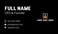 Luxury Arch Letter A Business Card