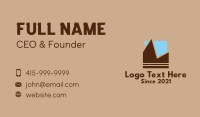 Outdoor Equipment Business Card example 2