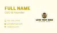 Goddess Hera Shield Business Card