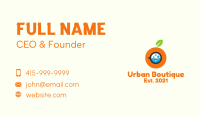 Orange Washing Machine  Business Card