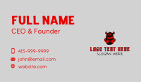 Evil Video Game Player Business Card Design