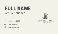 Backyard Potted Garden Business Card