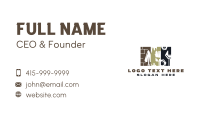 Construction Builder Tools Business Card