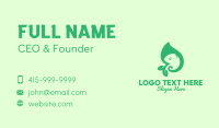 Green Leaf Chameleon Business Card