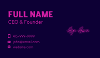 Glow Business Card example 4