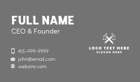 Men Salon Business Card example 1