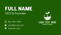 Seedling Gardening Farm  Business Card