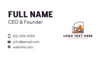 Builder Digger Excavation Business Card