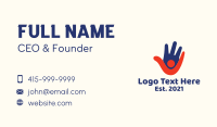 Hand Person Foundation Business Card