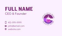 Toiletry Business Card example 2