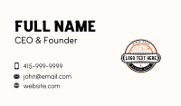 Chainsaw Woodcutting Lumberjack Business Card