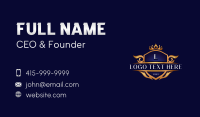 Crown Shield Deluxe Business Card Design