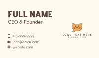 Orange Cat Chat Business Card