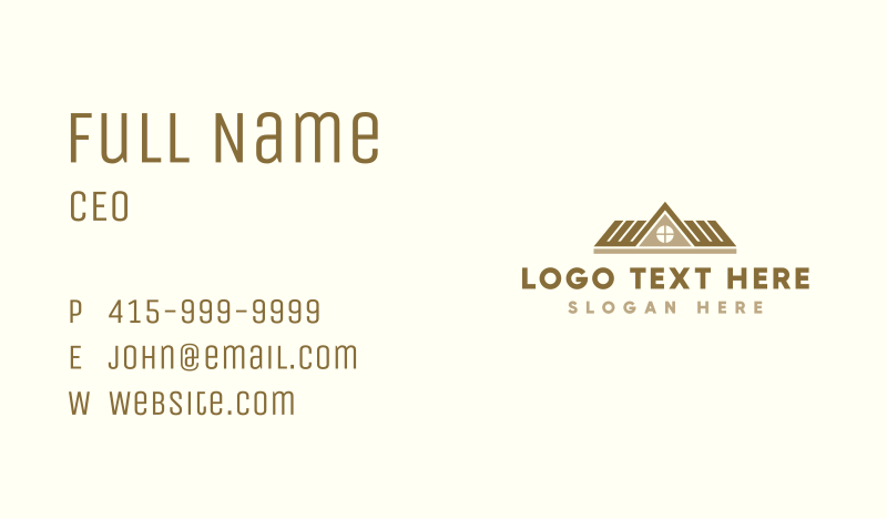 Remodeling Business Card example 4