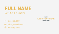 Loaf Business Card example 3