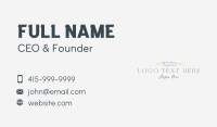 Loaf Business Card example 1