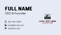 Star Bowling Ball Business Card