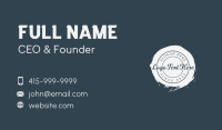 Classic Business Apparel Brand  Business Card