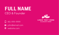 Pink Fashion Hat Business Card