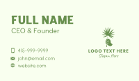 Tropical Nature Hand Business Card Design