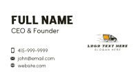 Express Delivery Truck Business Card