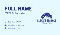 Blue Cloud Flame Business Card
