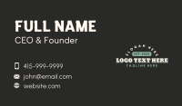 Retro Apparel Wordmark Business Card