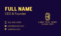 Bookmark Letter B  Business Card