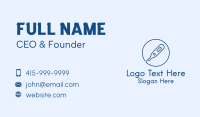 Clinic Health Thermometer Business Card