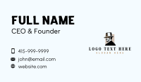 Gentleman Hat Beard Business Card