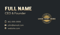 Wine Barrel Brewery Business Card