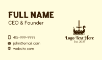 Warship Business Card example 3