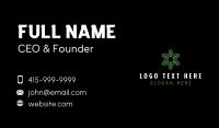 Organic Leaves Biotech Business Card Design