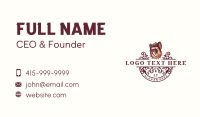 Canine Kennel Breeder Business Card Design