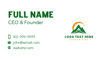 Arrow Mountain Highlands Business Card Design