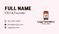 Online Meat Market Business Card