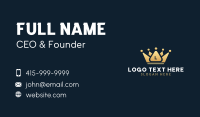 Elegant Crown Boutique Business Card