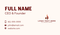 Fire Energy Heating  Business Card