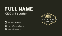 Sunset Mountain Peak Business Card