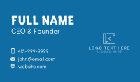 Corporate Marketing Letter E  Business Card