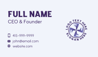 Fan Wind Cooling Business Card